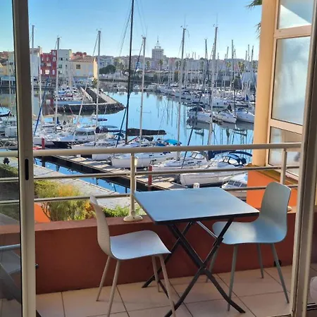 Le Matago A37, Superbe Vue Port, Clim, Parking Lägenhet