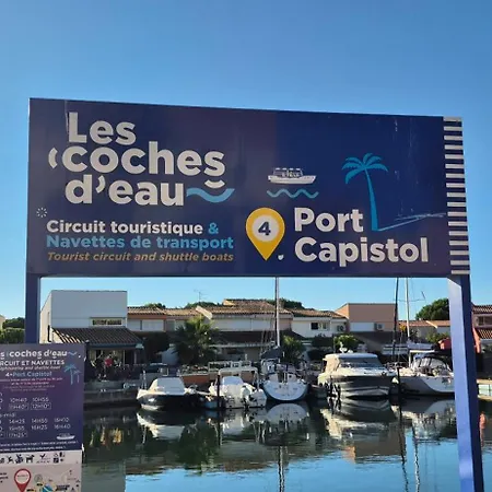 Lägenhet Le Matago A37, Superbe Vue Port, Clim, Parking Agde